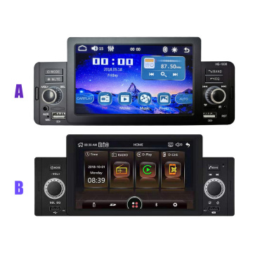 1DIN 5 Inch Car Radio MP5 Multimedia with CarPlay, Touch Screen, Bluetooth Mirror Link & Remote Control