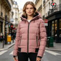 Chaqueta elegante con capucha para mujer