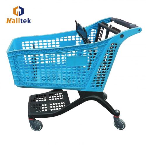 Supermarket Plastic Shopping Cart American Half Plastic Supermarket Shopping Cart Supplier