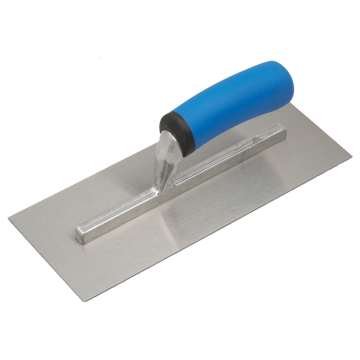 Flat Plaster Trowel with Soft Grip Handle