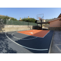 Constructor de cancha de baloncesto en el patio trasero al aire libre enio