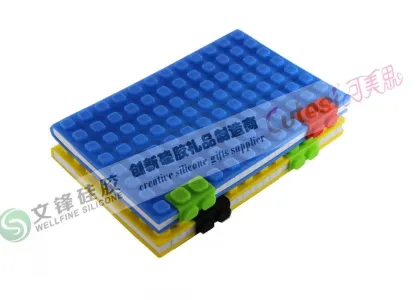 Red, Black, Purple, Green Lego Silicone Book Cover Diary A5