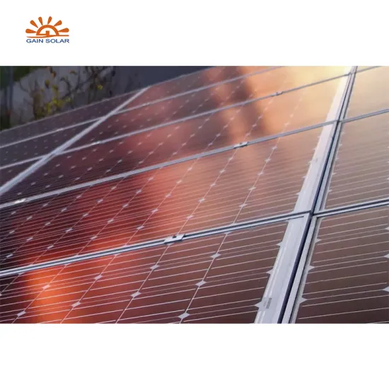 GAINSOLAR Red Solar Panel Modules - Factory Price Mono 425W, 450W, 460W PV Panels