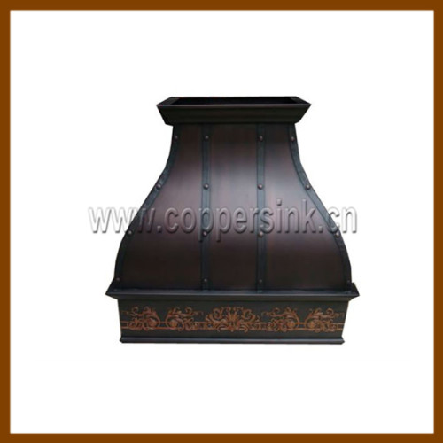 hand made copper range hood/new model copper range hood