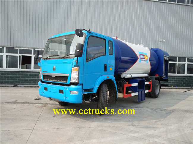 LPG Cylinder Filling Trucks