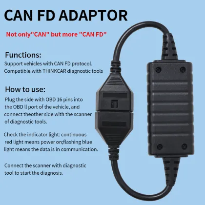 X431 CAN FD Adapter: Code Reader for X431 and Thinkcar Diagnostics