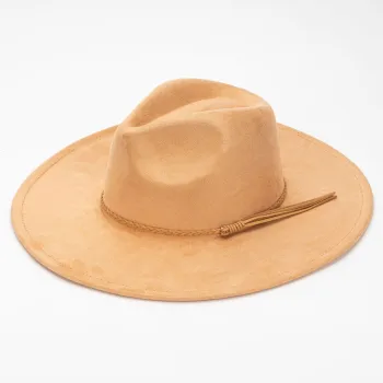 2025 9.5cm Wide Brim Fedora Hat - Men and Women Felt Jazz Hat