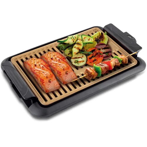 Indoor Korea Electric Grill With Hot Pot Smokeless Bbq Griddle Grill Electric, High Quality