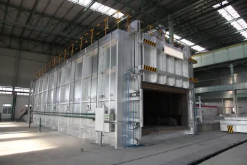 Industrial aluminum coil annealing heat treatment furnace