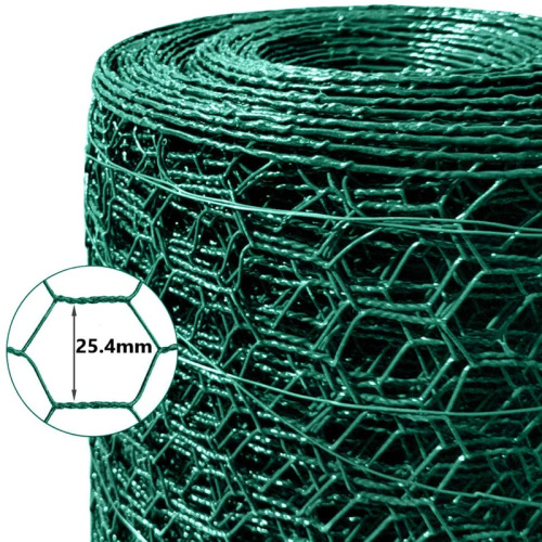 PVC rivestito in PVC Galvanizzato a filo esagonale per il pollo
