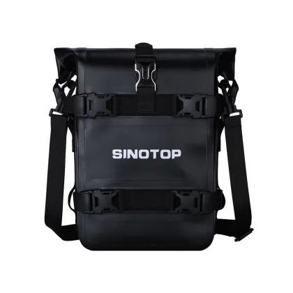 SINOTOP 5L PVC Tarpaulin Waterproof Motorcycle Saddle Bags
