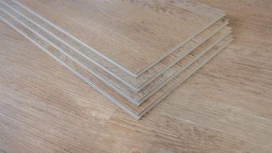 Stone Plastic Composite Plank Wood Click Flooring