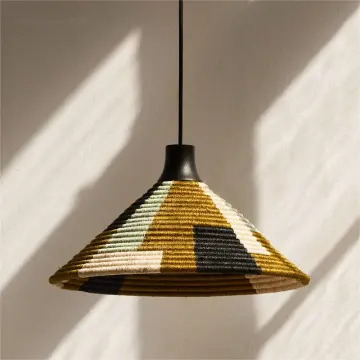 Modern Hand Woven Hemp Rope Pendant Light