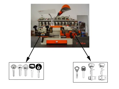 Oscar key cutting machine