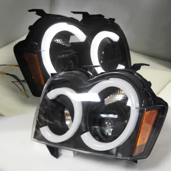 LED Head Light Angel Eyes for Jeep Grand Cherokee WK 2005-2007 SN V2