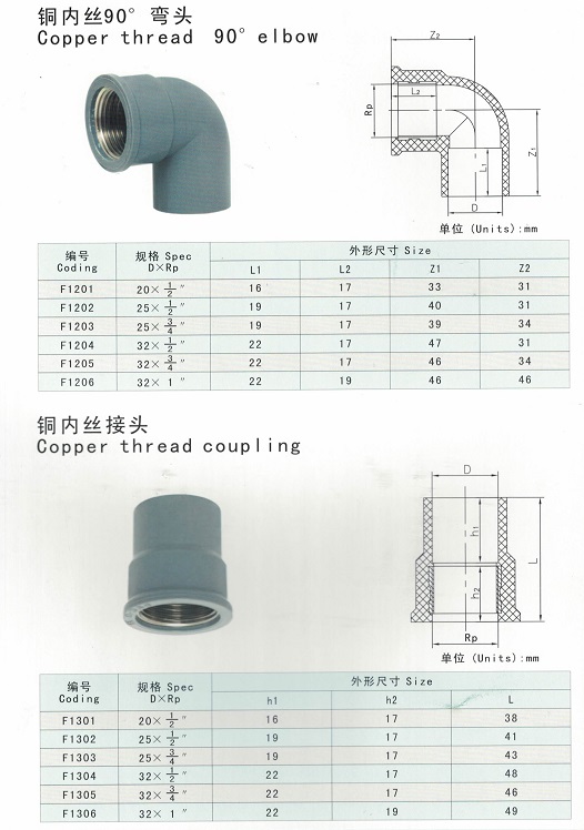 PVC threaded Elbow