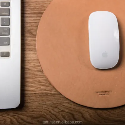 Genuine Brown Leather Mouse Mat