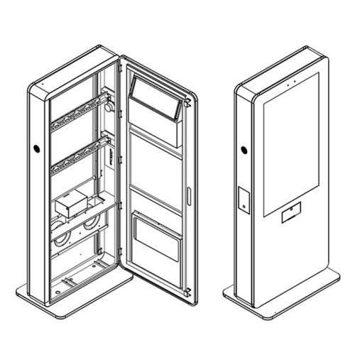 Màn hình cảm ứng điện dung 65 &quot;Biển báo kỹ thuật số Hệ thống Windows