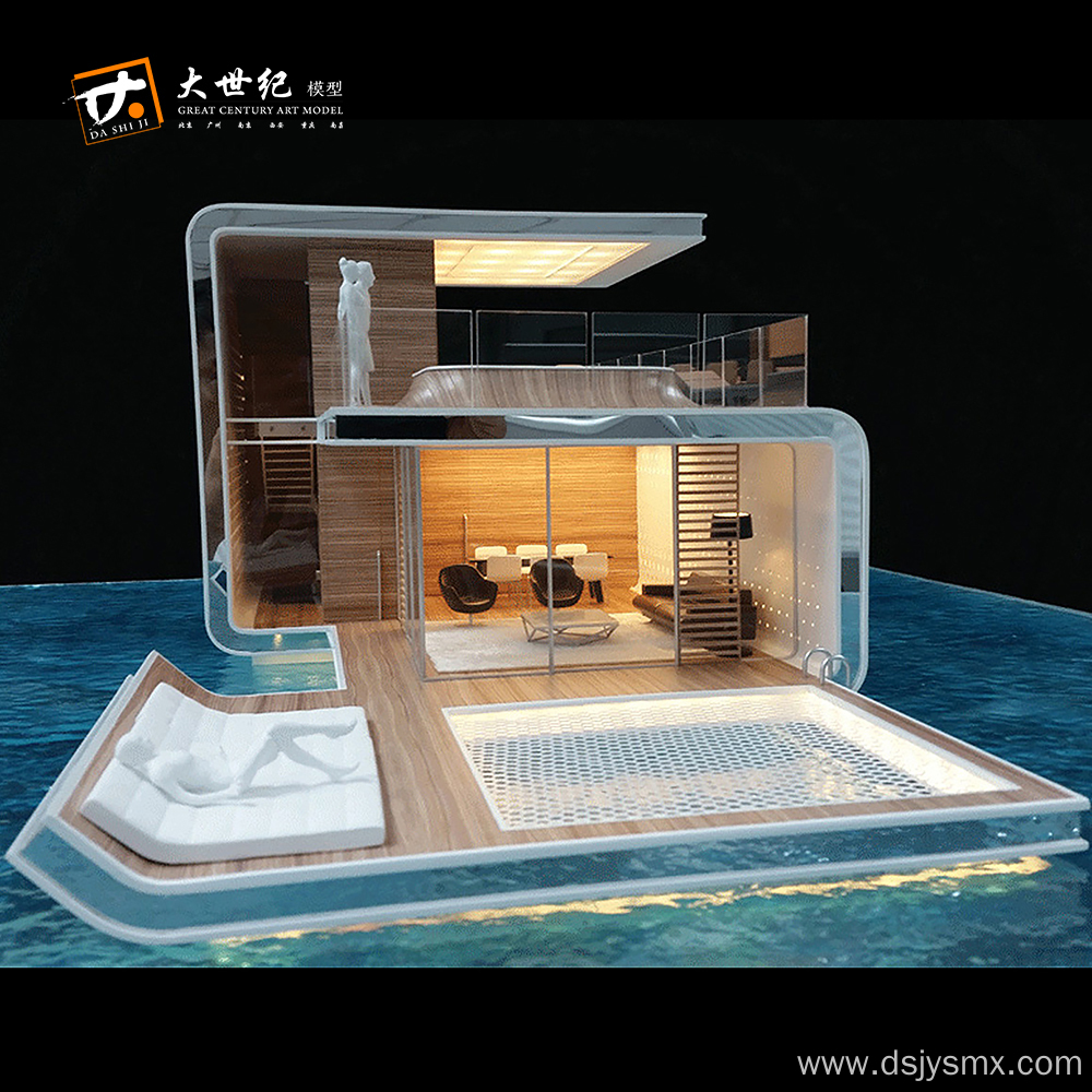 office scale architectural model villa miniature model