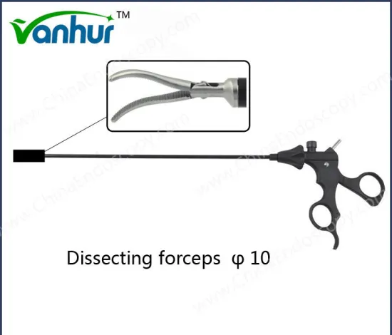 10mm Surgery Laparoscopic 90degree Dissecting Forceps
