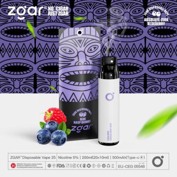 ZGAR Cigarro Eletrônico Vape 500mAh