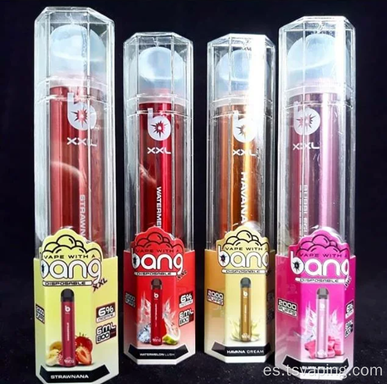 Bang xxl bang xxtra vape desechable 2000