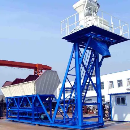 Hzs60 Commercial Cement Mixing Plant - High Efficiency Concrete Batching Plant