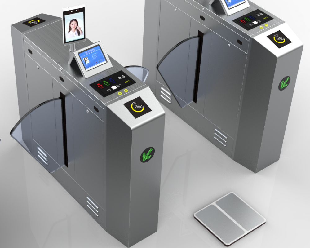 Esd Rotating 3 Arm Turnstile With Rfid