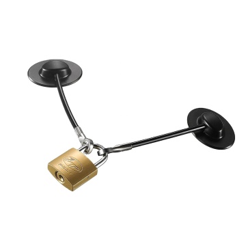 Black and White Refrigerator Door Lock: A Practical Child Safety Solution