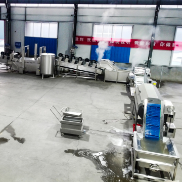 Fully Automatic Frozen French Fries and Potato Chips Production Line