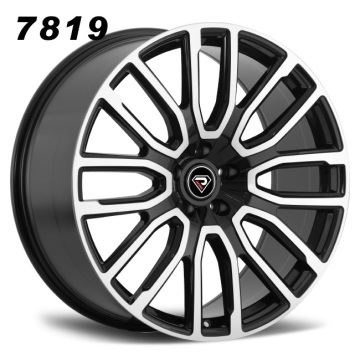 Luxury Matte Black Machined Face 18-inch Alloy Wheels for Range Rover: Latest Design Hot Sell