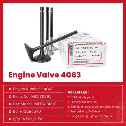 صمام المدخول والعادم 4G63 MD070691 لـ Mitsubishi