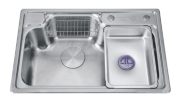 Top mount multifunction large kitchen sink