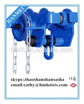 Professional Manufacturer overhead monorail treaveling trolley with CE certificate