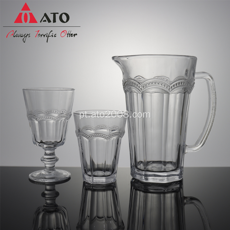 Modern Borossilicate Glass Pitcher Iced Tea Pitcher