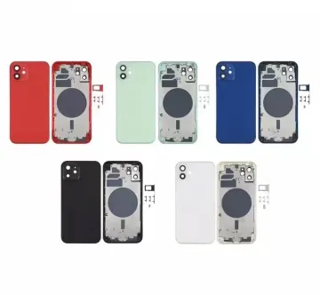 Replacement Parts: Battery Cover, Rear Door, Chassis, Frame, Back Housing, and Glass for iPhone 12, 13, 14 PRO, 14 PRO MAX