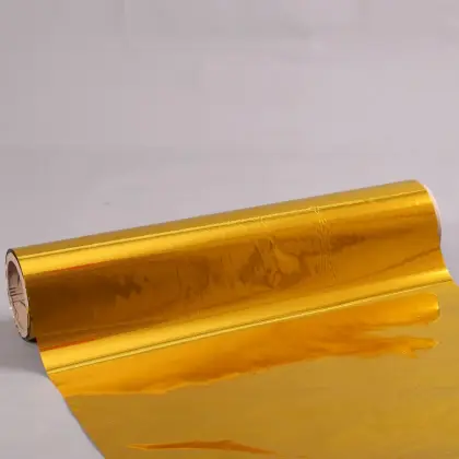 Gold Heat Sealing Pet Metalized Gold Thermal Film