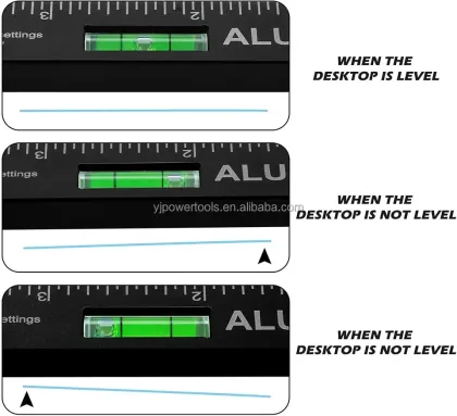 Full-Function Alloy Woodworking Scale Mitre Saw Protractor and Angle Finder Tools