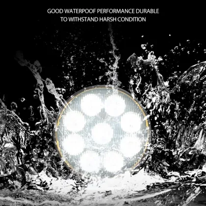 Round LED work light with on/off switch OSRAM