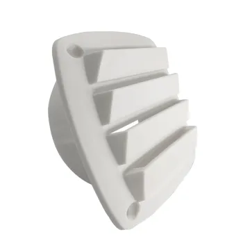Marine Boat Vent White Louvered Flush Plastic Thru Vent