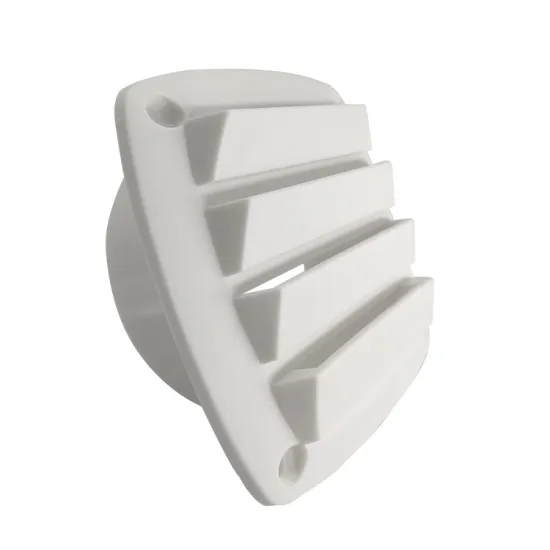 Marine Boat Vent White Louvered Flush Plastic Thru Vent