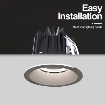 Commercial Led Downlight Housing Round Aluminum Spotlight