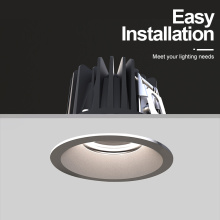 Commercial Led Downlight Housing Round Aluminum Spotlight
