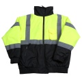 ANSI Clase 3 Hi Vis Safety Bomber Chaqueta