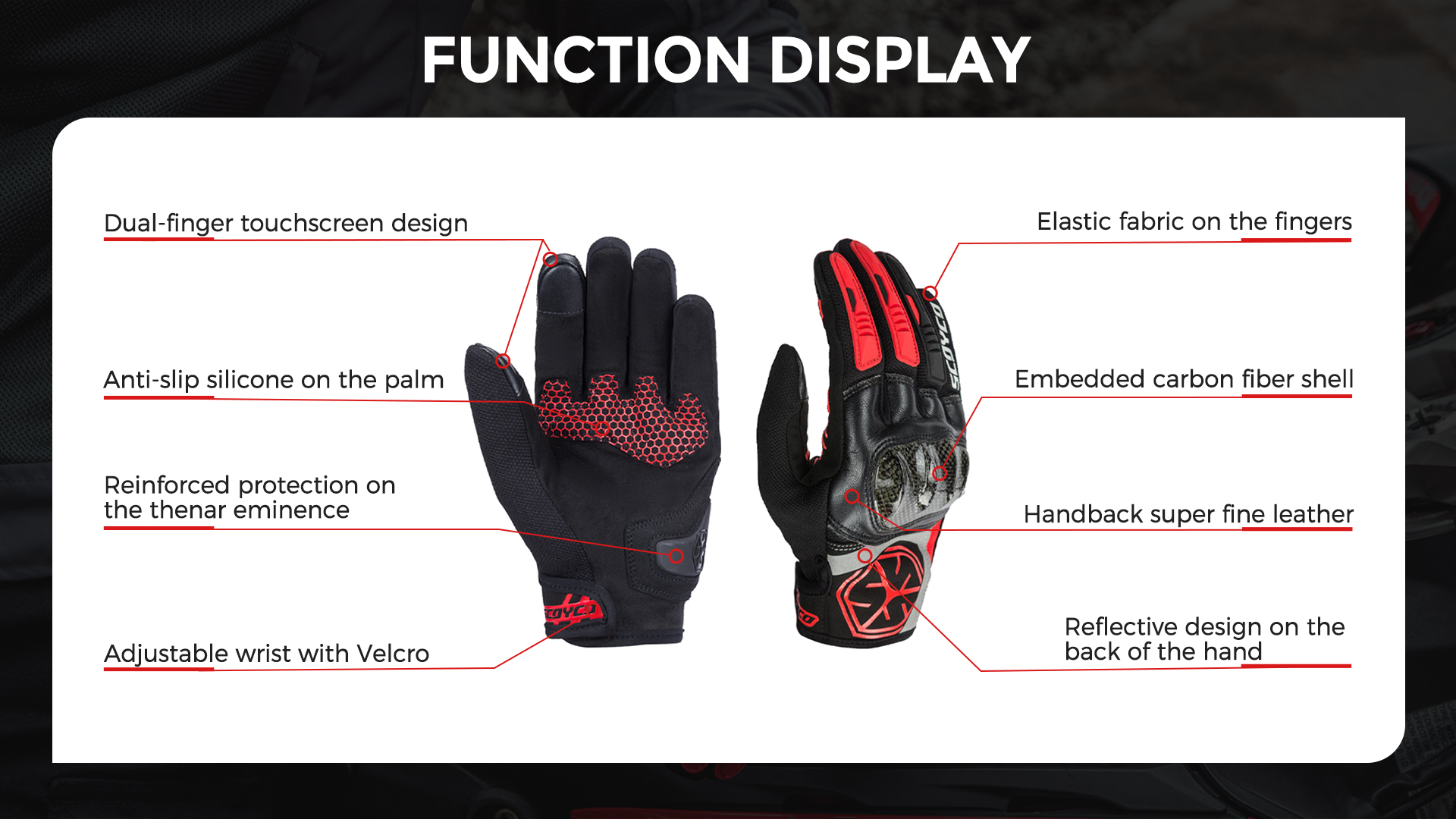 street bike gloves
