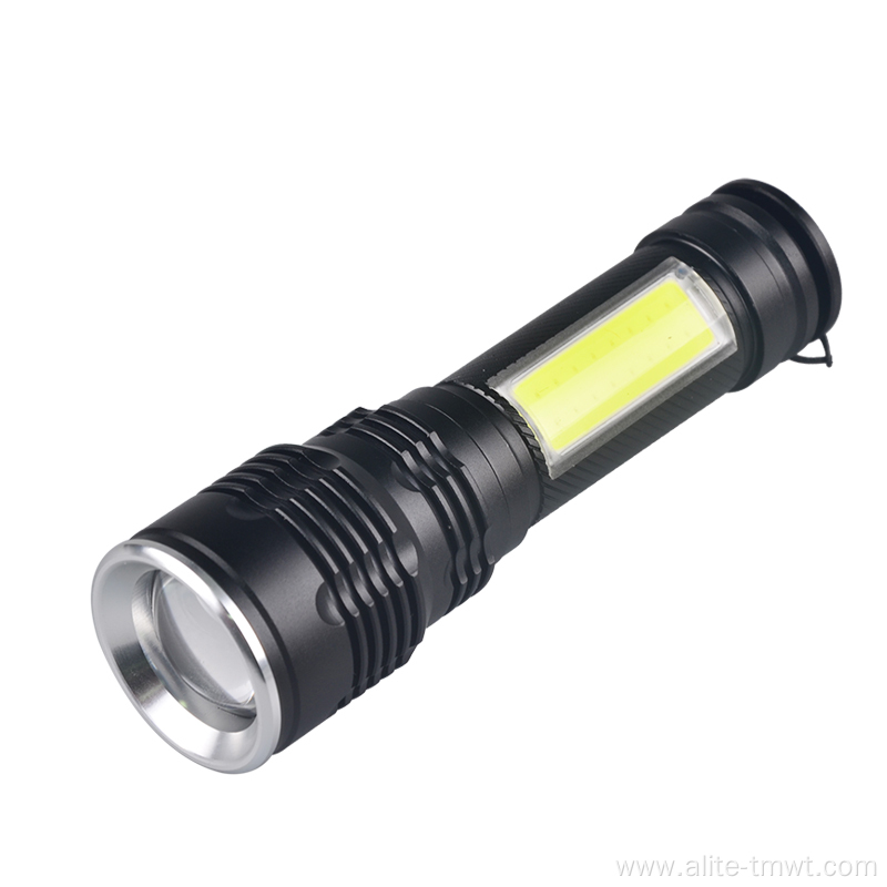 Emergency Water Resistant Zoomable Magnetic LED Flashlight