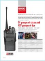 PX-680D 5W canal de 6.25 mhz dPMR rádio