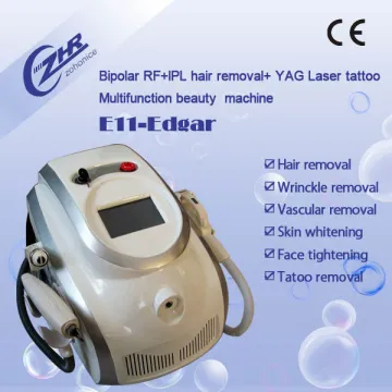 Portable E-light Ipl Rf , Smooth Wrinkles Machine With 4 Filters Handle