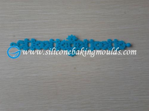 Fashion Silicone rubber bracelet , hollow design silicone wristbands