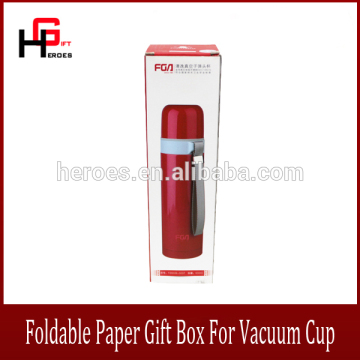 Trade Assurance Luxury Customized Packaging Foldable Paper Gift Box For Vacuum Cup